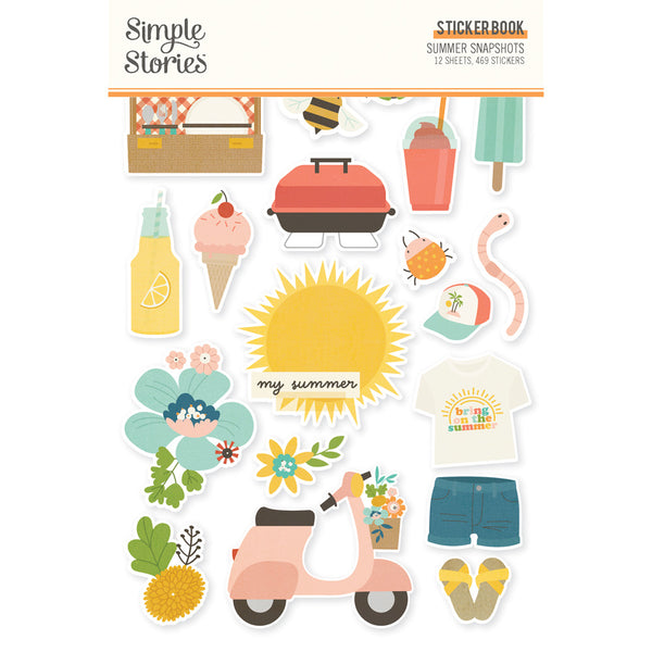 Simple Stories - Summer Snapshots - Sticker Book