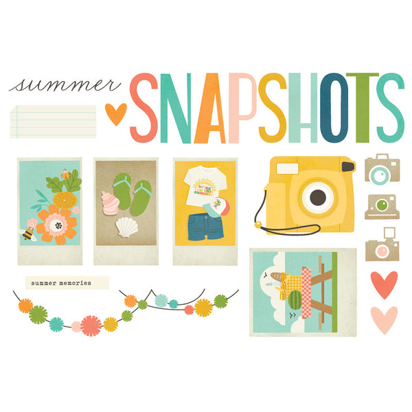 Simple Stories - Summer Snapshots - Page Pieces