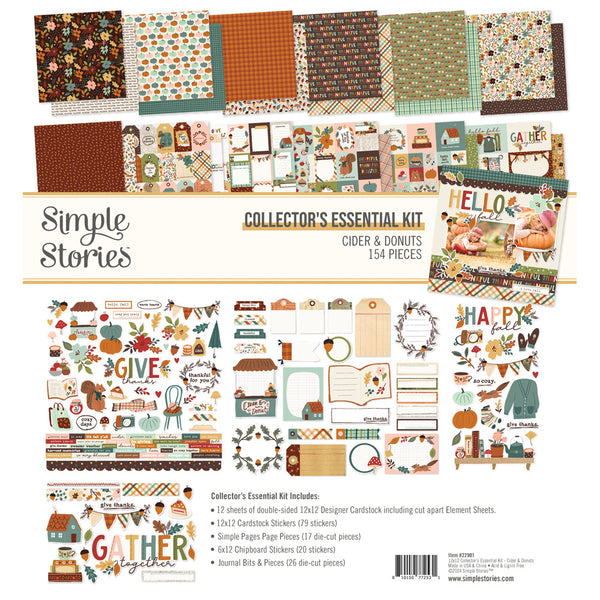 Simple Stories - Cider & Donuts - 12 x 12 Collectors Essential Kit