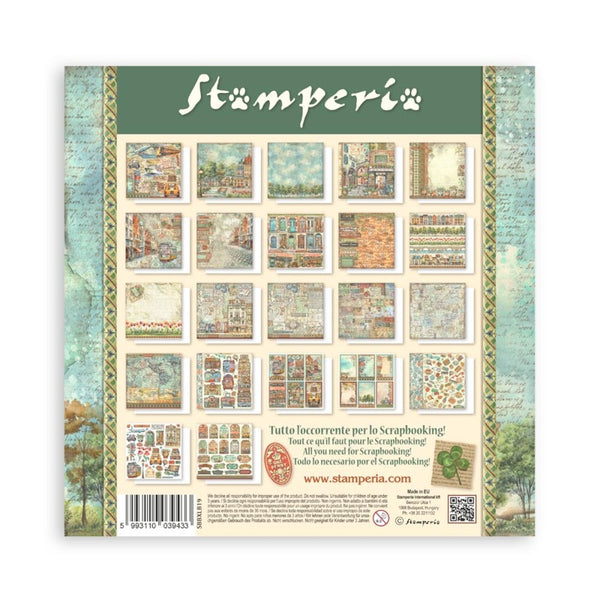 Stamperia - 12 x 12 Single-Sided Paper Pad - Art of Travelling