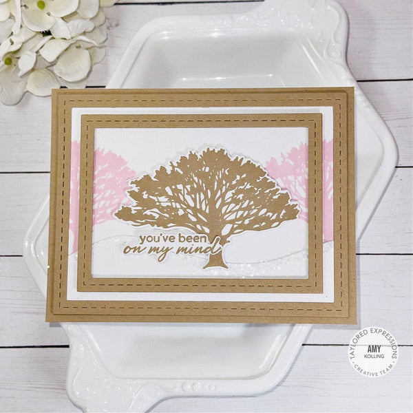 Taylored Expressions - Tranquil Tree stamp & die combo