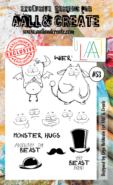 AALL & Create - Beast Friend - A6 clear stamp set 53