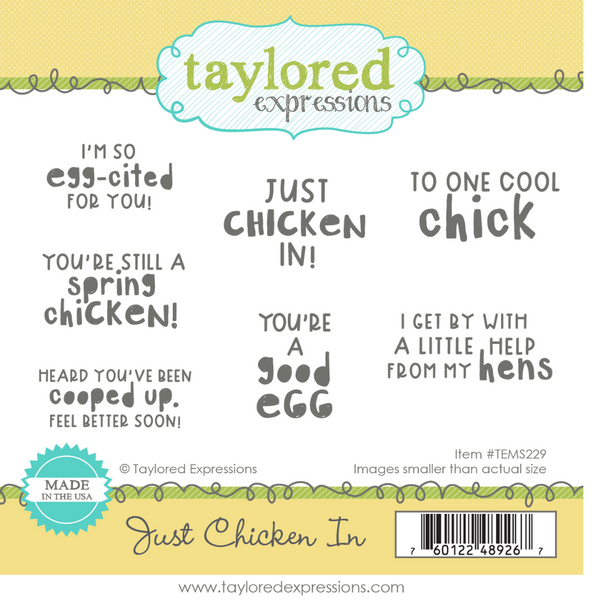 Taylored Expressions - Just Chicken In stamp set