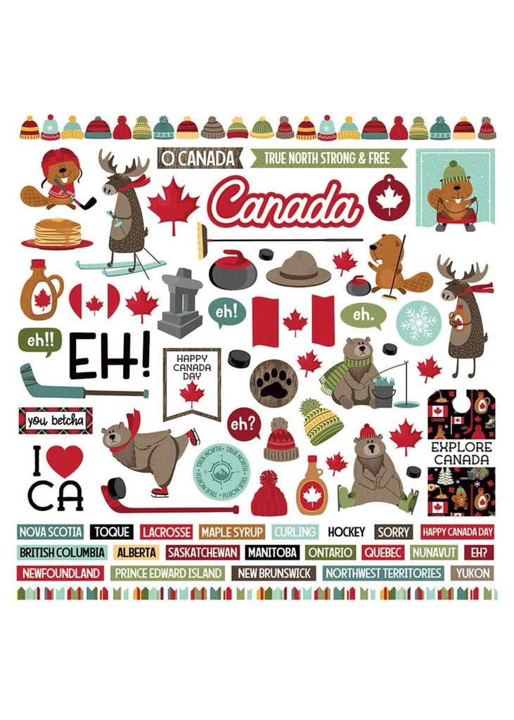 Photoplay Paper - O Canada 2 - Element Stickers