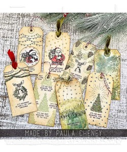 Stampers Anonymous - Tim Holtz -  Darling Christmas cling stamp