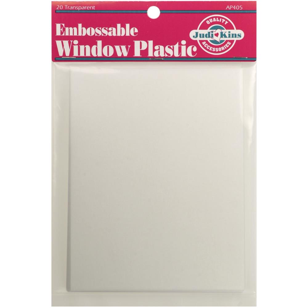 Embossable Window Plastic Sheets - 4.25"X5.5" 20/Pkg