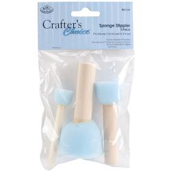 Royal Brush Sponge Stippler Set, 3 Per Package