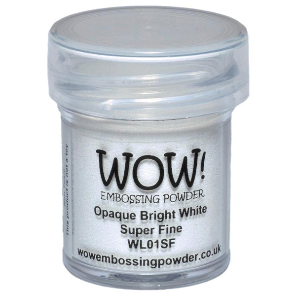 Wow! Embossing Powder - Super Fine - Opaque Bright White