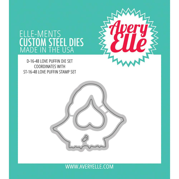 Avery Elle - Clear Stamp - Love Puffin die set