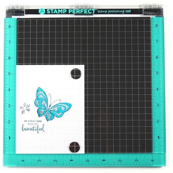 Hampton Art - Stamp Perfect tool - 10"x10" stamp positioning tool