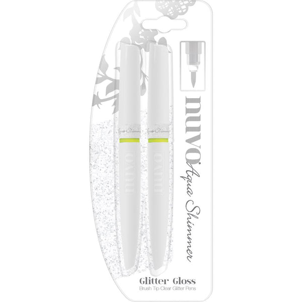 Tonic Studios - Nuvo Aqua Shimmer Pen - Glitter Gloss pens 2/pk