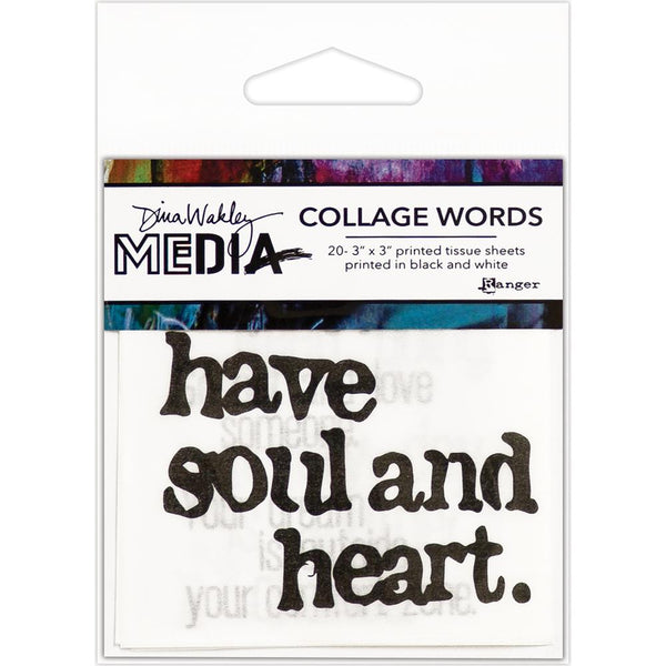 Dina Wakley Media - Collage Words 2