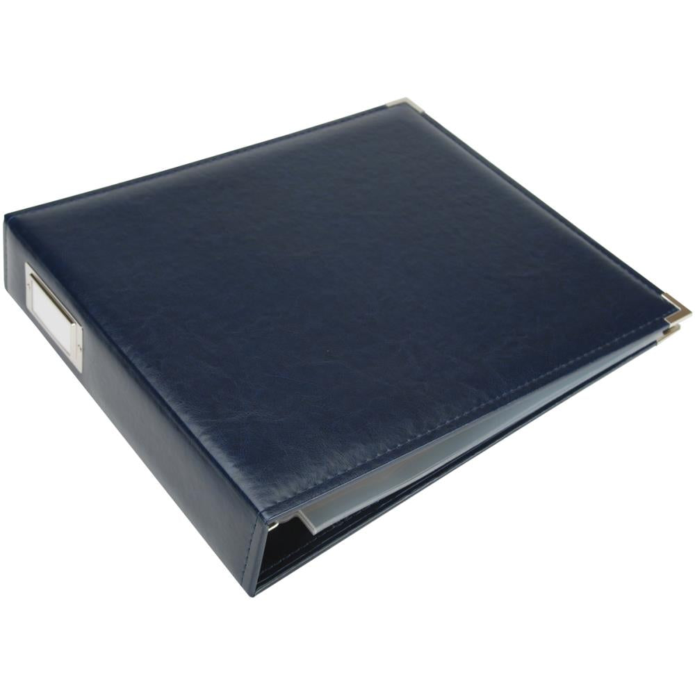 WRMK - Classic Leather D-Ring Album - Navy 12"x12"