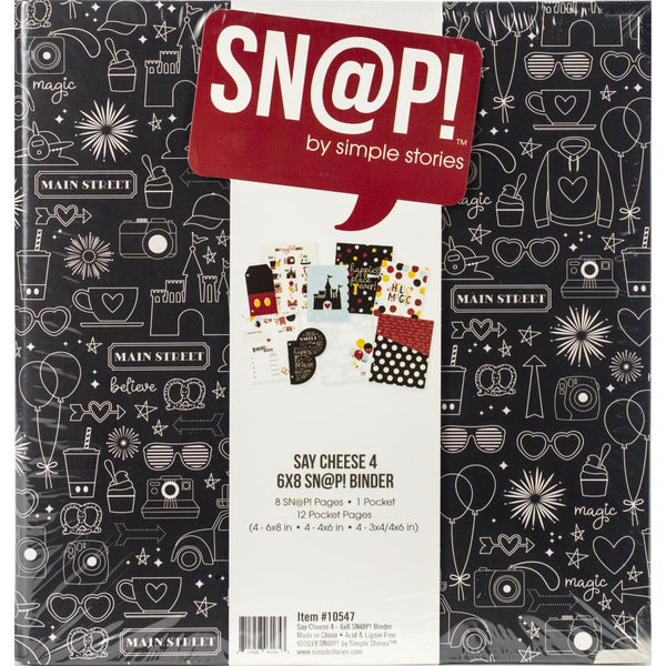 Simple Stories - Say Cheese 4 - 6 x 8 Sn@p Binder