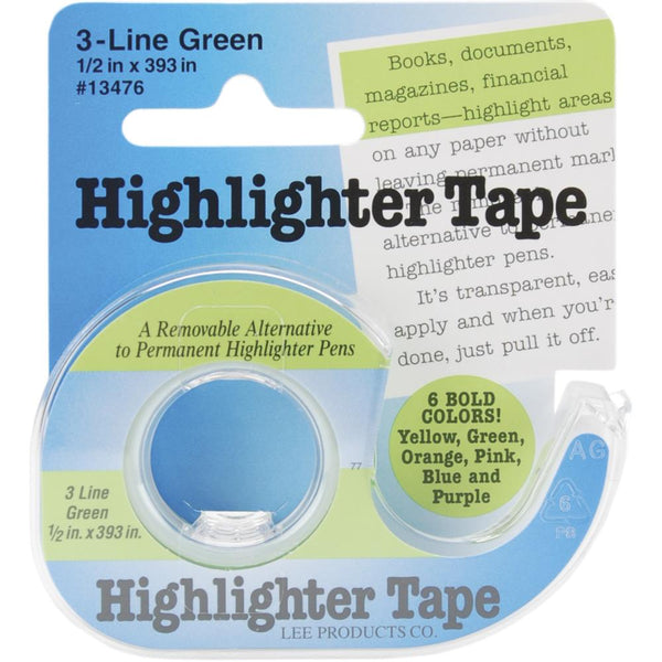 Lee Products - Highlighter Tape - Green
