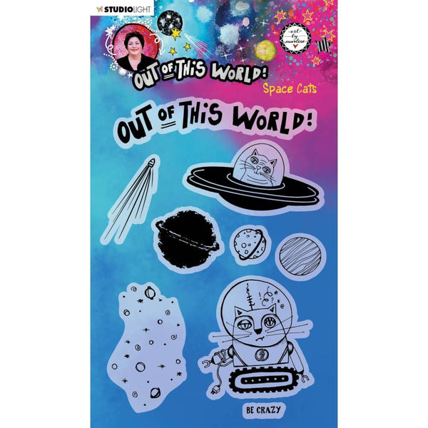 Studio Light - Art by Marlene - Out of This World - Space Cats stamp set