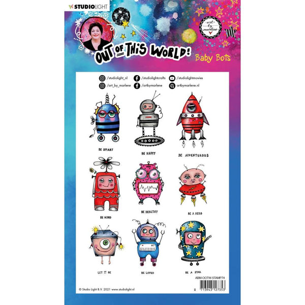 Studio Light - Art by Marlene - Out of This World - Baby Bots stamp set