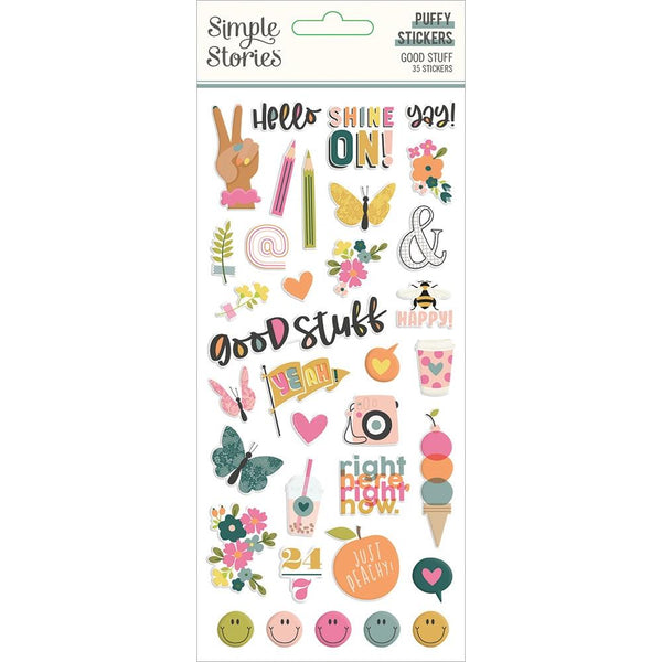 Simple Stories - Good Stuff - Puffy Stickers
