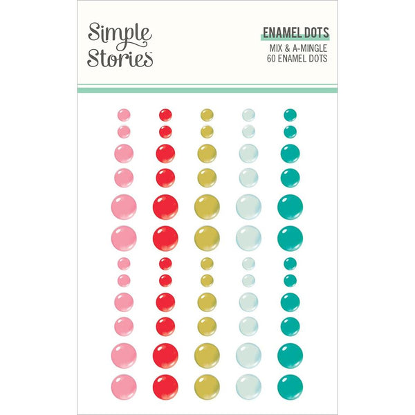Simple Stories - Mix & A-Mingle - Enamel Dots