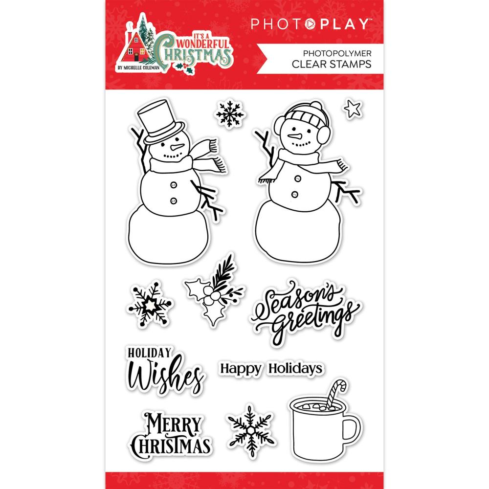 Photoplay Paper - It's a Wonderful Christmas - stamp set