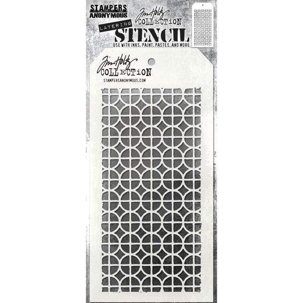 Stampers Anonymous - Tim Holtz - Layering Stencil - Focus
