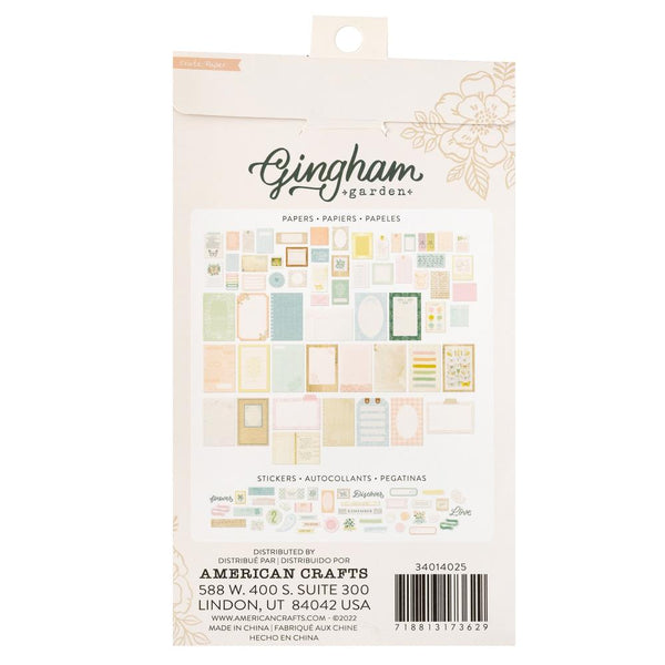 Crate Paper - Gingham Garden - Paperie pack