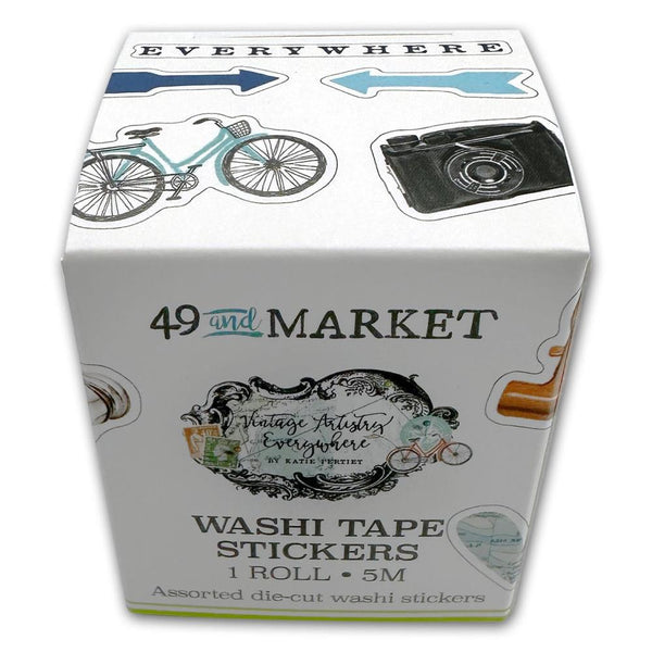 49 and Market - Vintage Artistry - Everywhere Sticker Roll Washi Tape