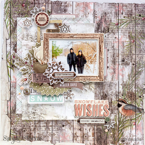 Simple Stories - Simple Vintage Winter Woods - 6 x 8 Double Sided Paper Pad
