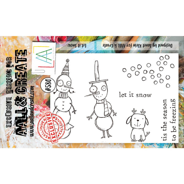 AALL & Create - Let it Snow - A6 clear stamp set #580