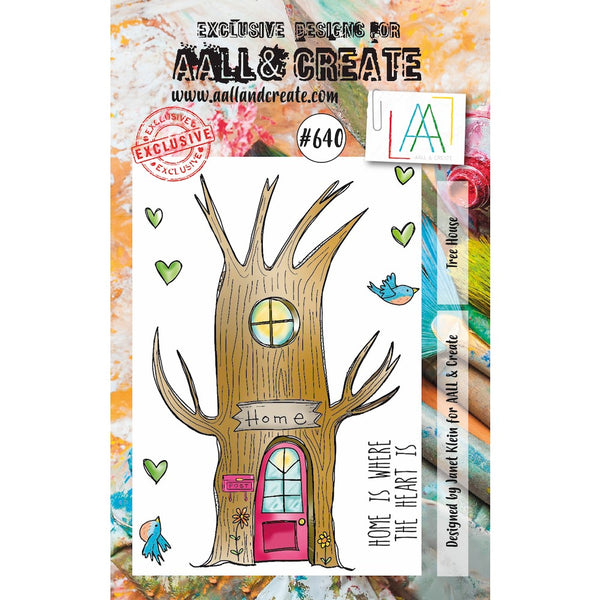 AALL & Create - Tree House - A7 clear stamp set #640
