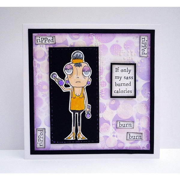 AALL & Create - Workout Dee - A7 clear stamp set #789