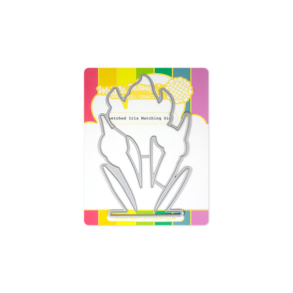 Waffle Flower - Sketched Iris Matching die