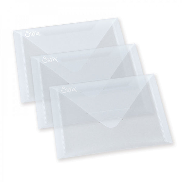 Sizzix - Plastic Storage Envelopes - 6 7/8in x 5in