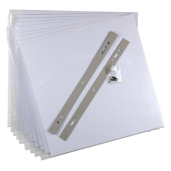 K & Company - Post Bound Page Protector Refills 12" X 12"
