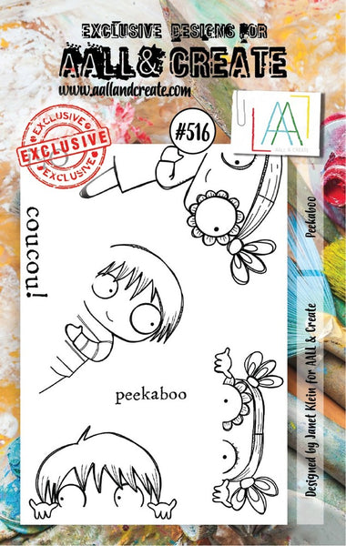 AALL & Create - Peekaboo - A7 clear stamp set #516