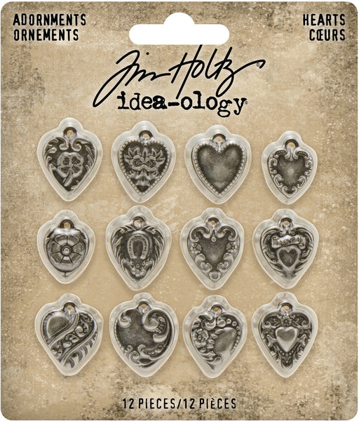 Tim Holtz - Idea-ology - Hearts Adornments