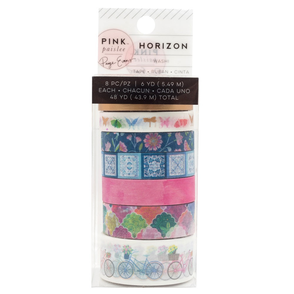 Pink Paislee - Horizon  - Washi Tape Rose Gold Foil