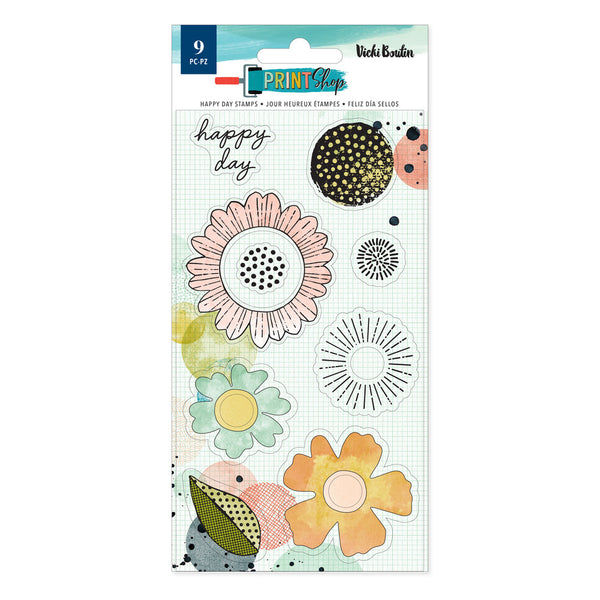 Vicki Boutin - Print Shop - Happy Day clear stamp set