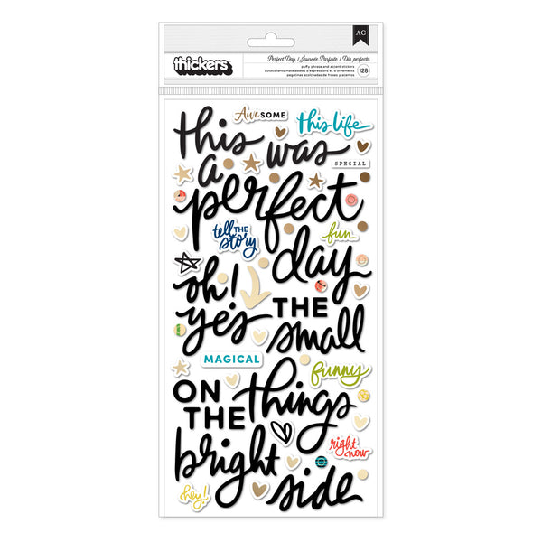 Vicki Boutin - Print Shop - Perfect Day Puffy Phrase Thickers