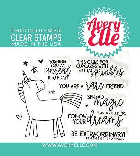 Avery Elle - Spread Magic stamp set