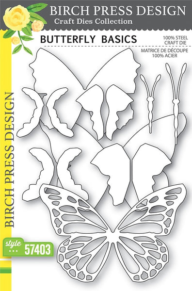 Birch Press Design - Butterfly Basics craft die