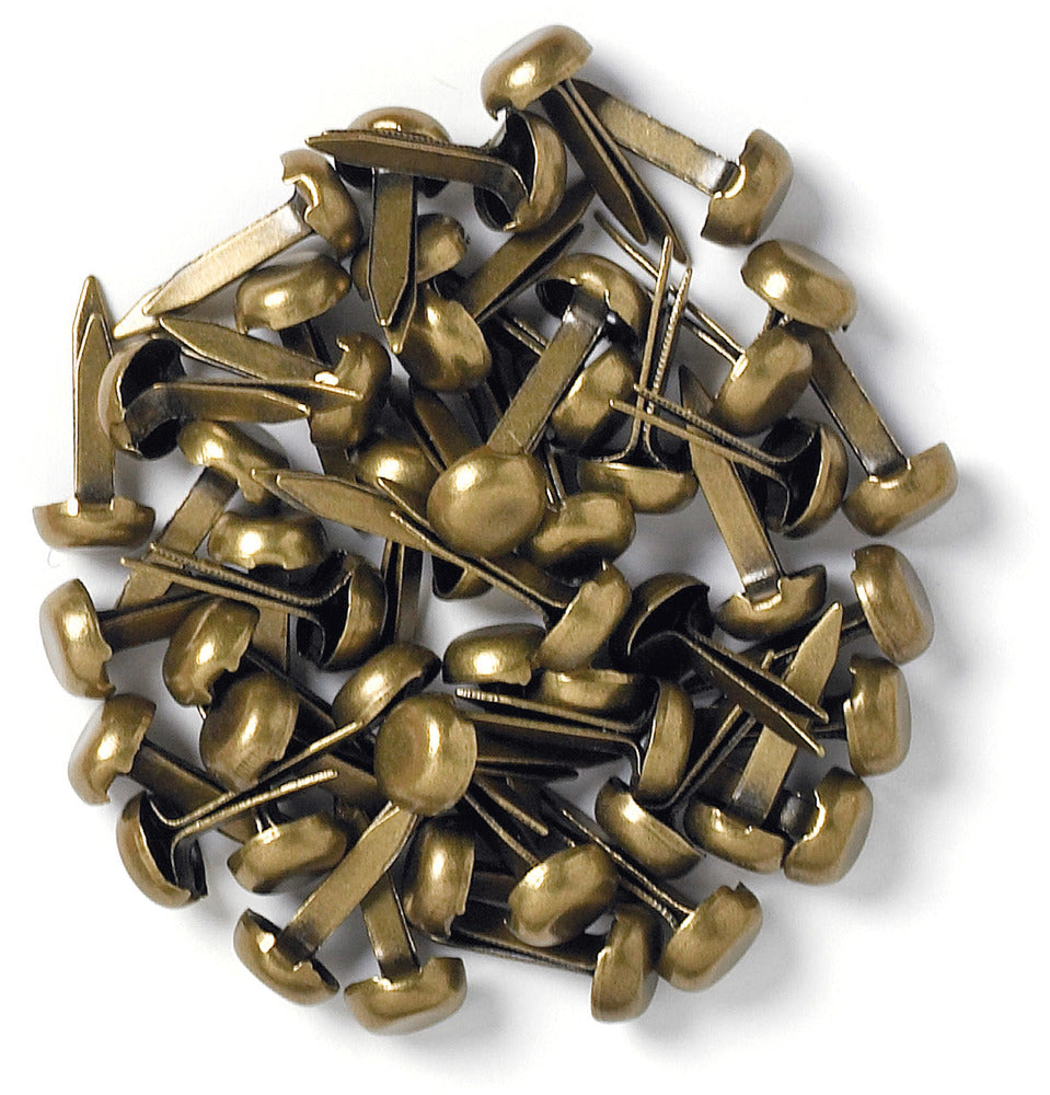 Doodlebug Design - Mini Brads - Antique Brass