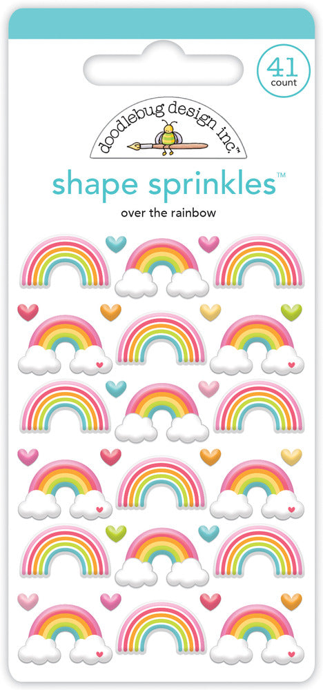 Doodlebug Design - Shape Sprinkles - Over the Rainbow