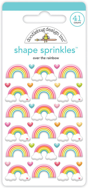 Doodlebug Design - Shape Sprinkles - Over the Rainbow