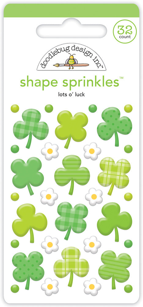 Doodlebug Design - Shape Sprinkles - Lots O' Luck