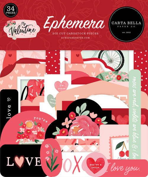 Carta Bella - My Valentine - Ephemera Pack