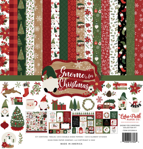 Echo Park - Gnome for Christmas - 12 x 12 Collection Kit