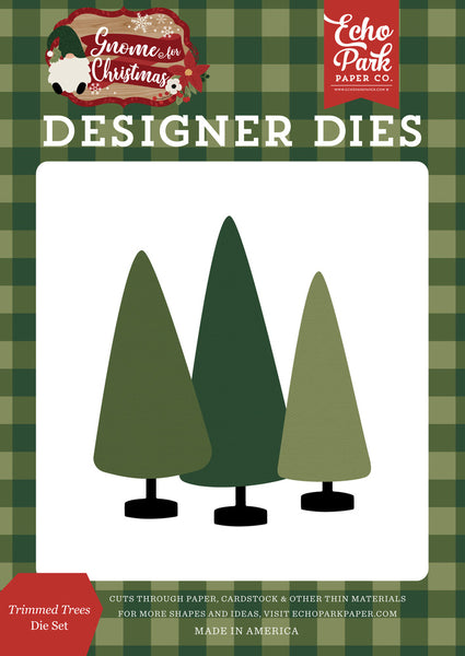 Echo Park - Gnome for Christmas - Trimmed Trees Designer Die