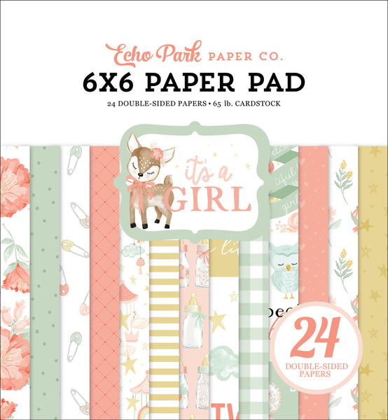 Echo Park - it's a Girl - 6 x 6 Paper Pad