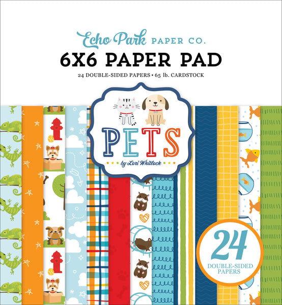 Echo Park - Pets - 6 x 6 Paper Pad